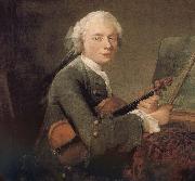 Jean Baptiste Simeon Chardin Helena Youth violin painting